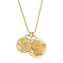 Elli "Halskette Plättchen Ganesha< Symbol-schmuck|Letzte Chance