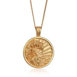 Elli "Halskette Plättchen Welle< Symbol-schmuck|Halsketten