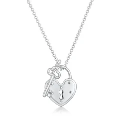 Elli "Halskette Schloss< Herz-schmuck|Symbol-schmuck