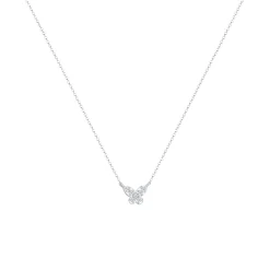 Elli "Halskette Schmetterling | Diamant (Weiß, 0,105 ct)< Halsketten|Silber
