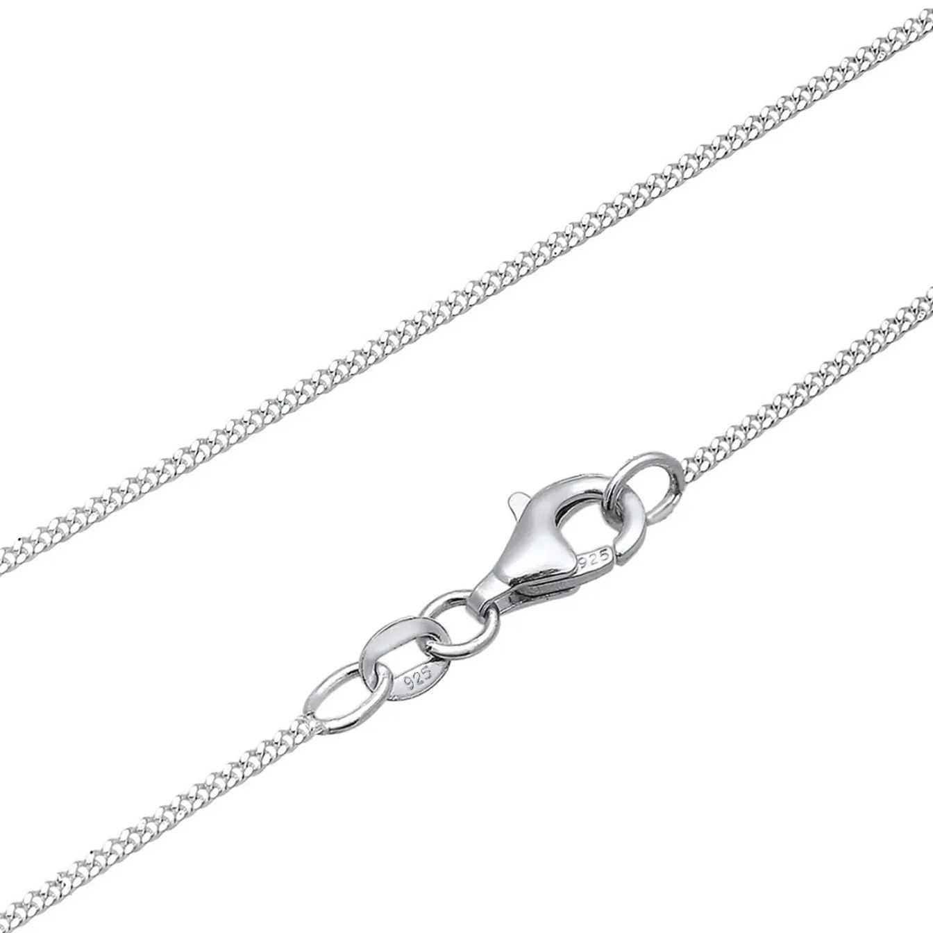 Elli "Halskette Solitär Anhänger | Kristall (Weiß)< Silber|Roségold