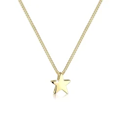 Elli "Halskette Stern Astro< Silber|Roségold