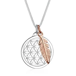 Elli "Halskette Traumfänger< Roségold|Vergoldet