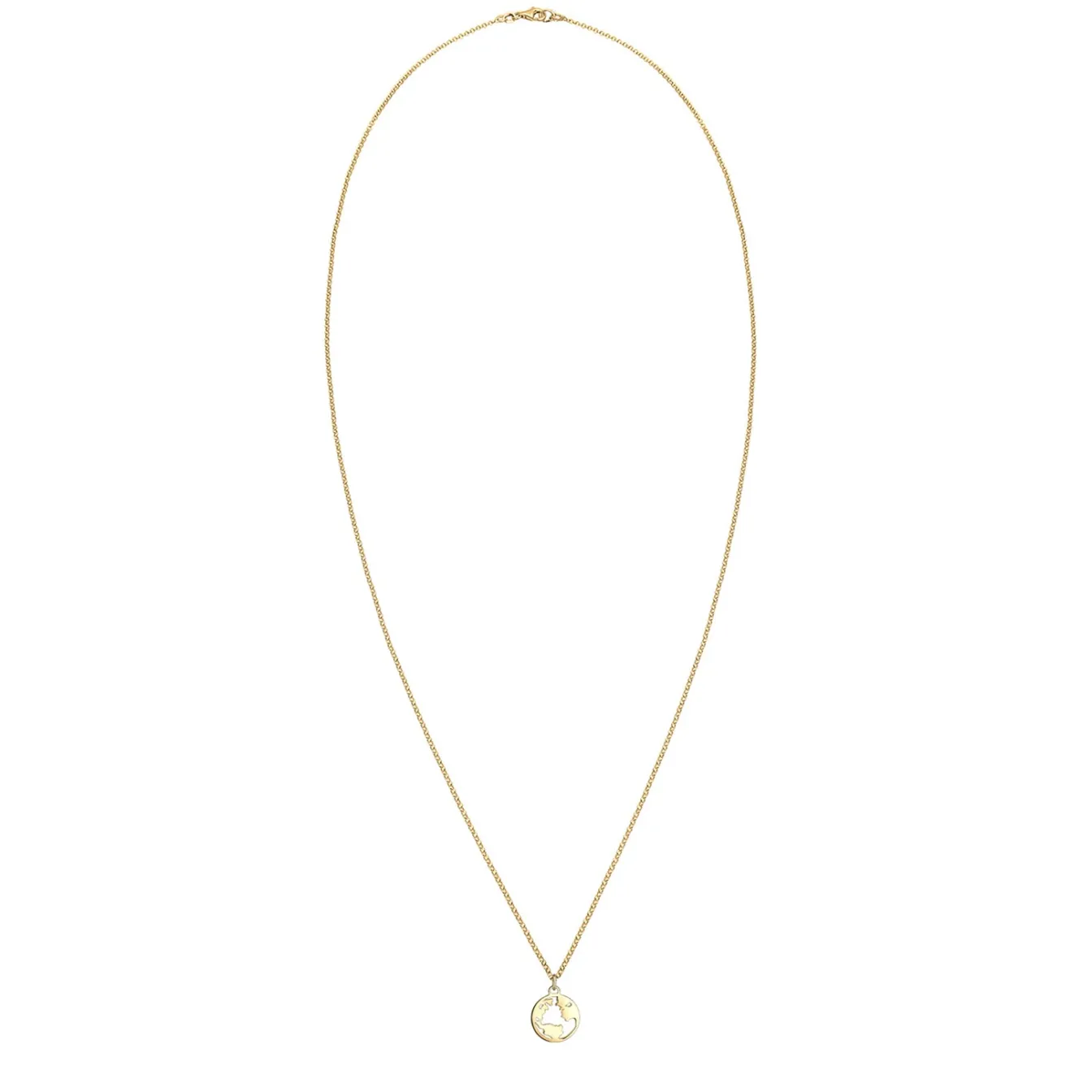 Elli "Halskette Weltkugel Anhänger< Roségold|Symbol-schmuck