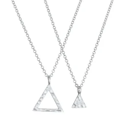 Elli "Halskettenset Geo< Halsketten|Silber