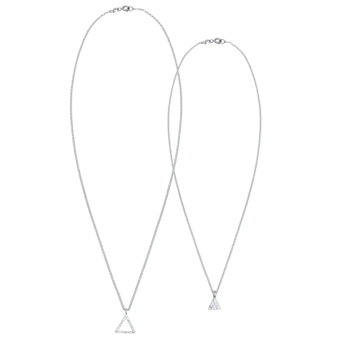 Elli "Halskettenset Geo< Halsketten|Silber