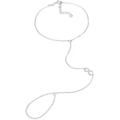 Elli "Handchain Infinity< Vergoldet|Symbol-schmuck