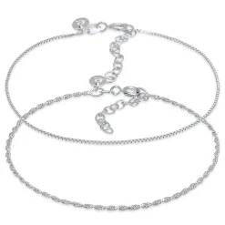 Elli "Kordel-Armbandset< Armbänder|Vergoldet