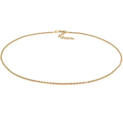 Elli "Kordel-Choker Fein< Halsketten|Silber