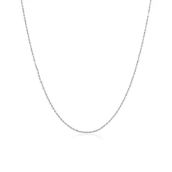 Elli "Kordel-Halskette Fein< Halsketten|Silber