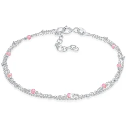 Elli "Kugel-Armband | Quarz ( Rosa )< Armbänder|Silber