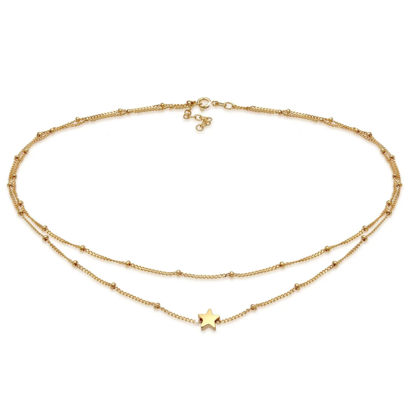 Elli "Kugel-Choker Astro< Halsketten|Silber