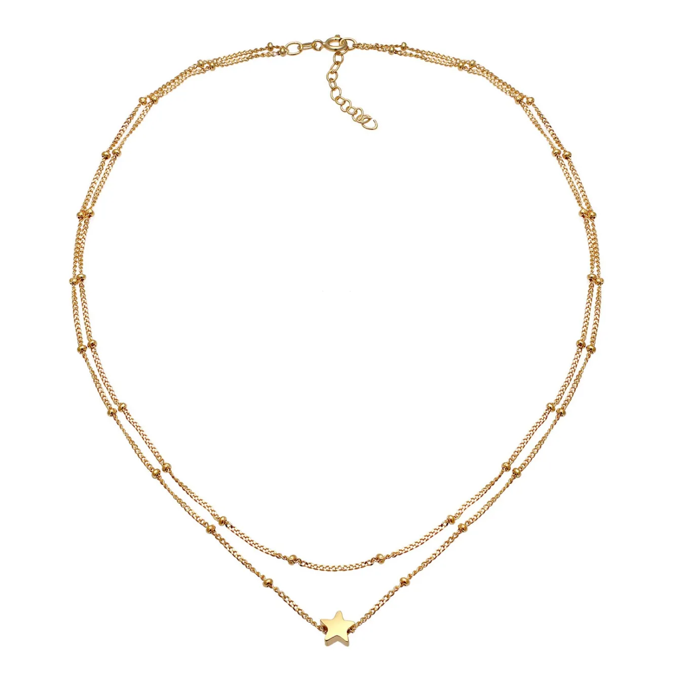 Elli "Kugel-Choker Astro< Halsketten|Silber