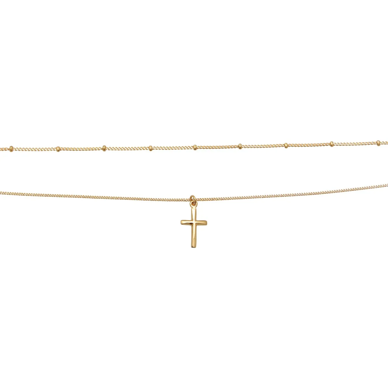 Elli "Kugel-Choker Kreuz< Symbol-schmuck|Halsketten