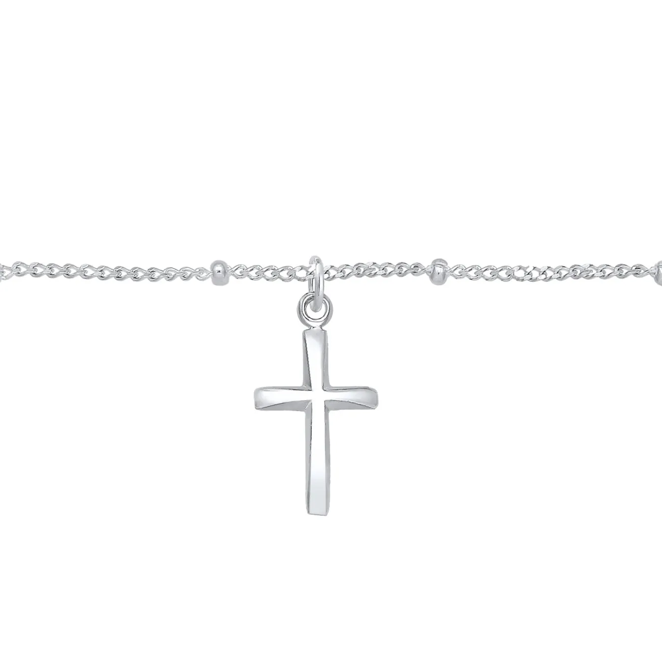 Elli "Kugel-Choker Kreuz< Roségold|Symbol-schmuck