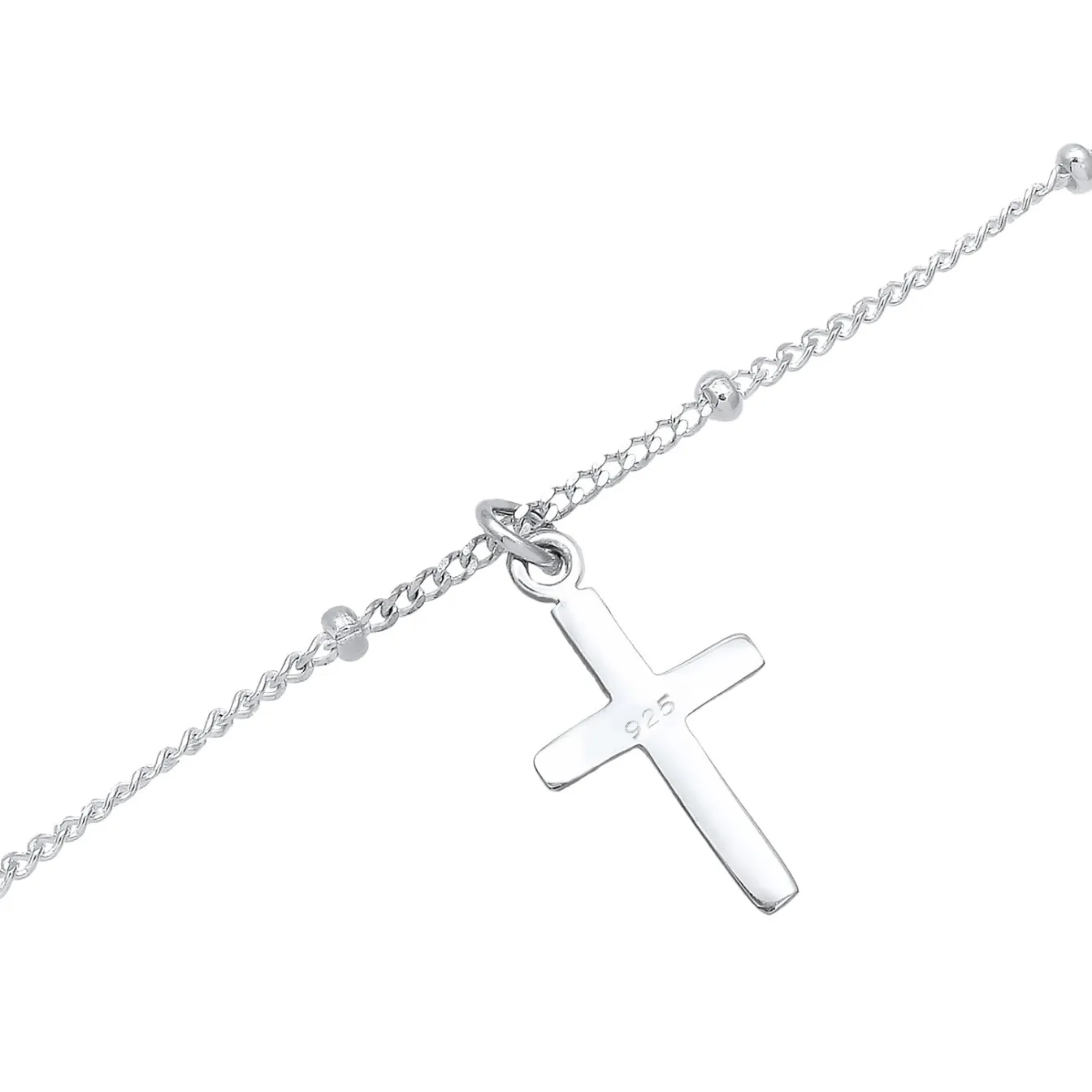 Elli "Kugel-Choker Kreuz< Roségold|Symbol-schmuck