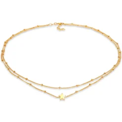 Elli "Kugel-Choker Stern< Halsketten|Silber