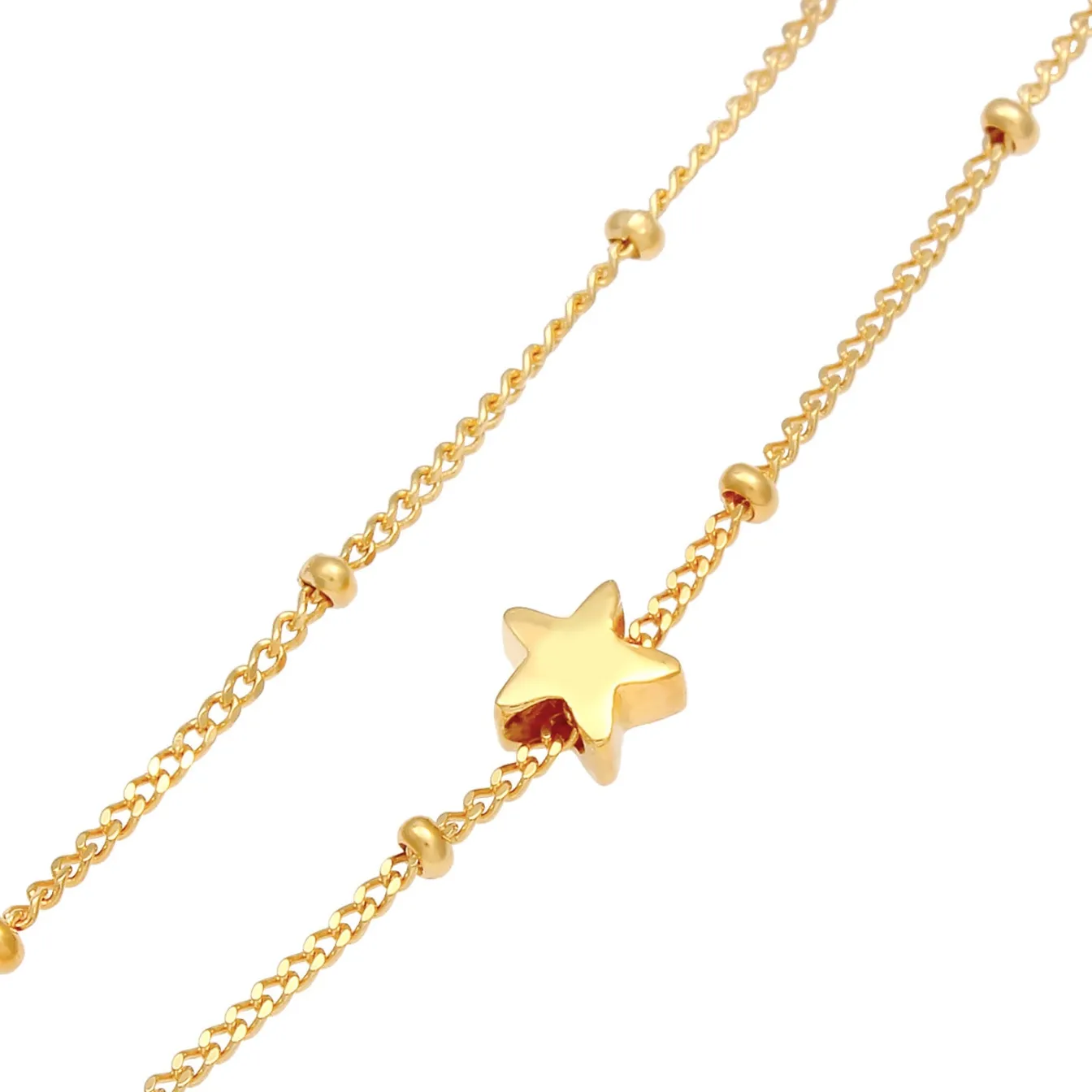 Elli "Kugel-Choker Stern< Halsketten|Silber