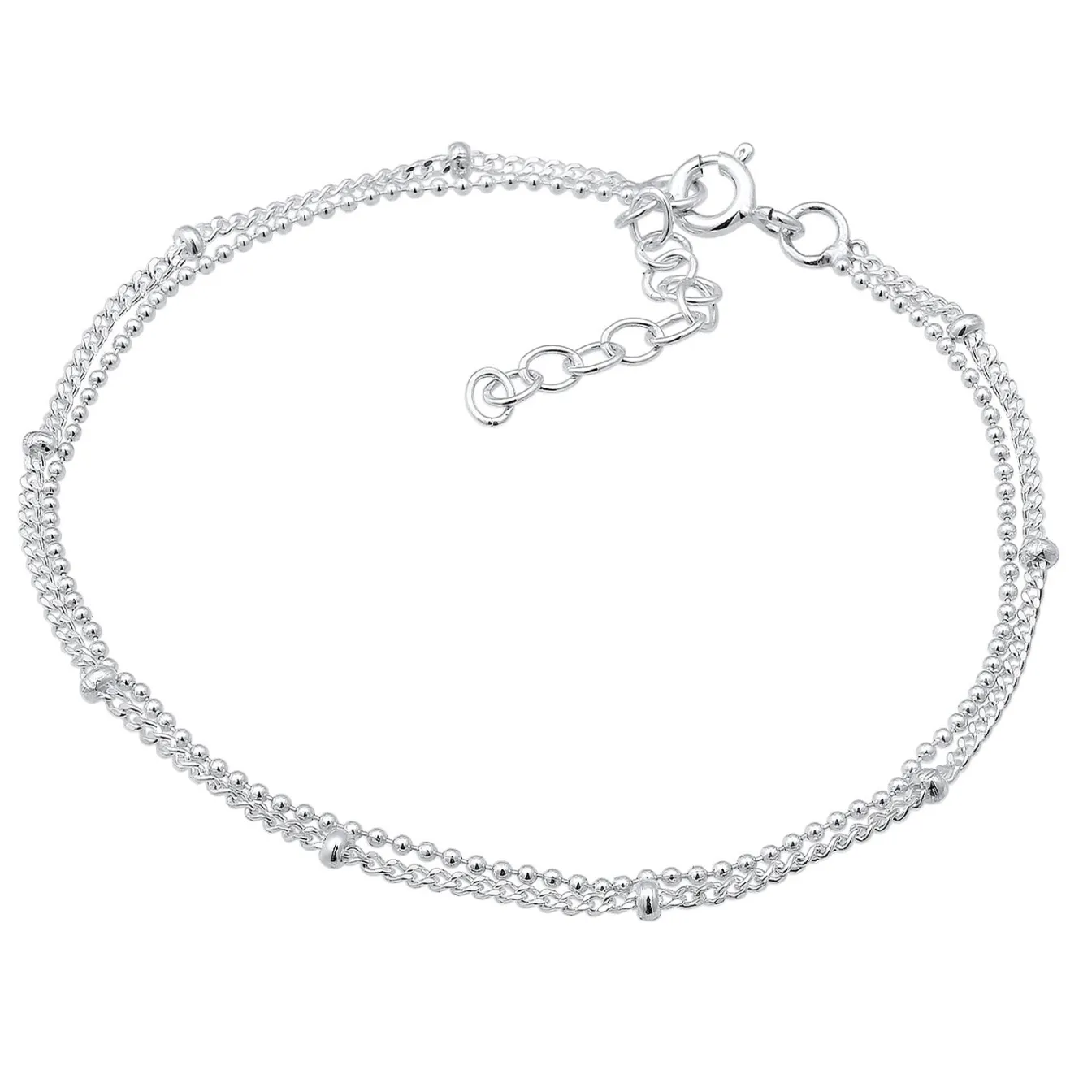 Elli "Kugel-Gliederarmband Geo< Silber|Armbänder