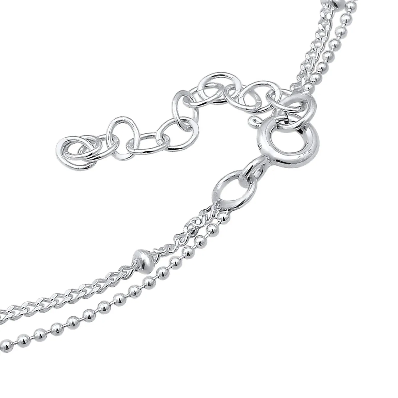 Elli "Kugel-Gliederarmband Geo< Silber|Armbänder