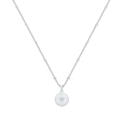 Elli "Kugel-Halskette Astro | Diamant (Weiß, 0,03 ct)< Halsketten|Silber