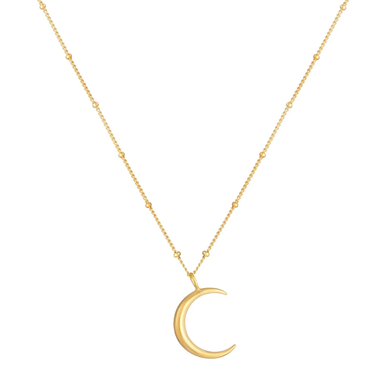 Elli "Kugel-Halskette Halbmond< Symbol-schmuck|Halsketten