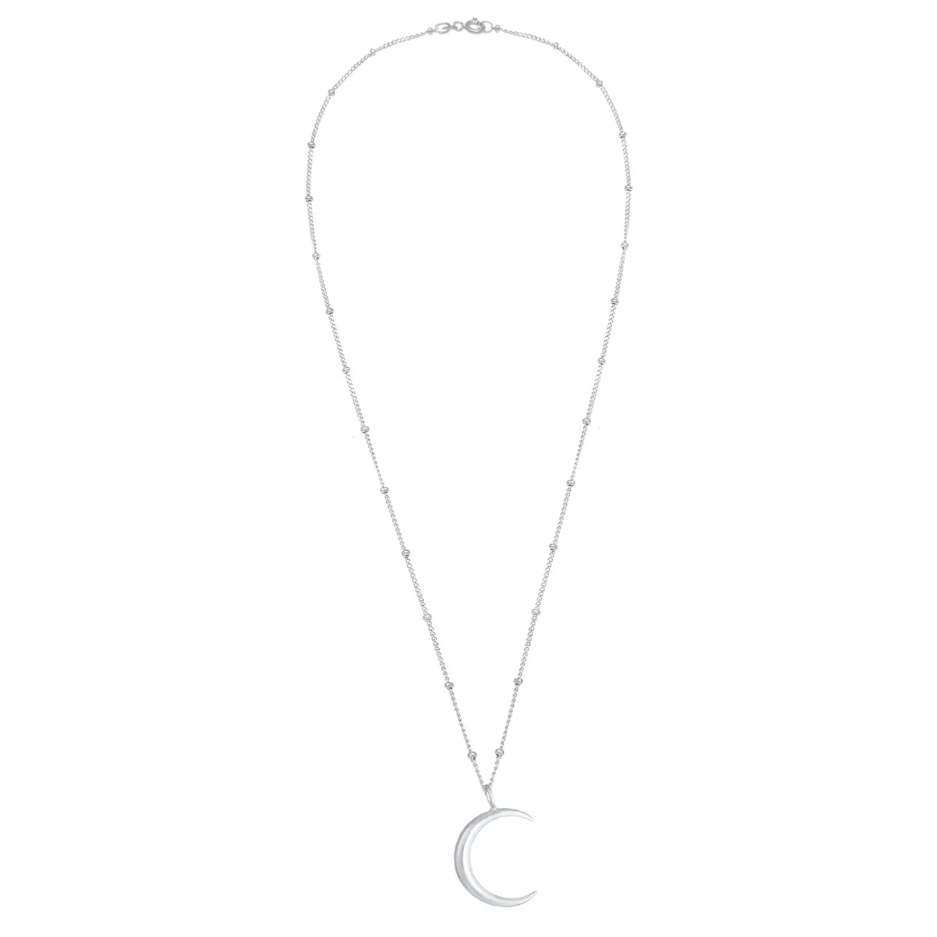 Elli "Kugel-Halskette Halbmond< Symbol-schmuck|Halsketten