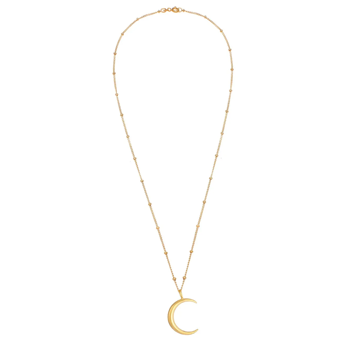 Elli "Kugel-Halskette Halbmond< Symbol-schmuck|Halsketten
