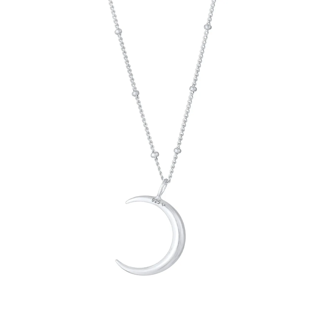 Elli "Kugel-Halskette Halbmond< Symbol-schmuck|Halsketten