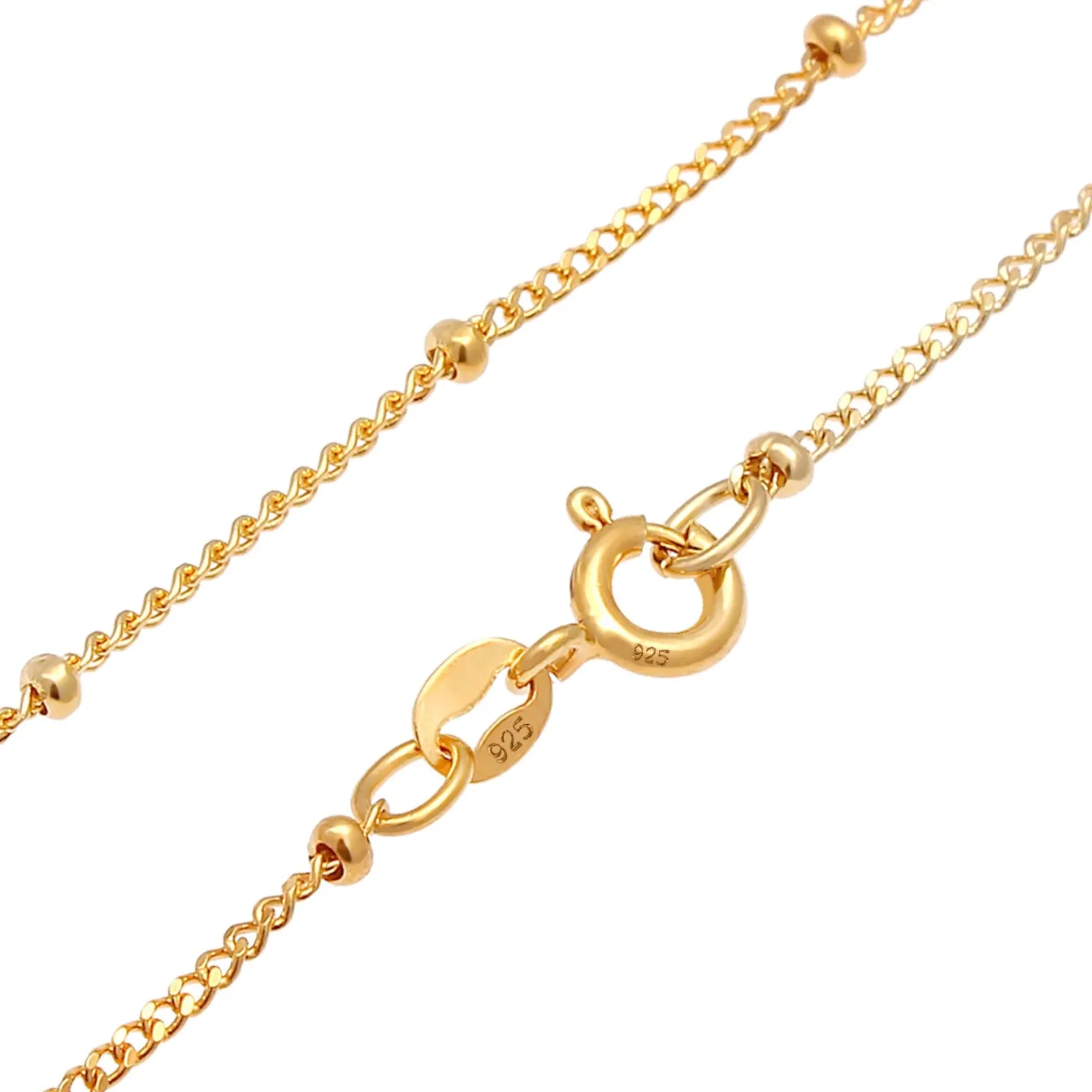 Elli "Kugel-Halskette Halbmond< Symbol-schmuck|Halsketten
