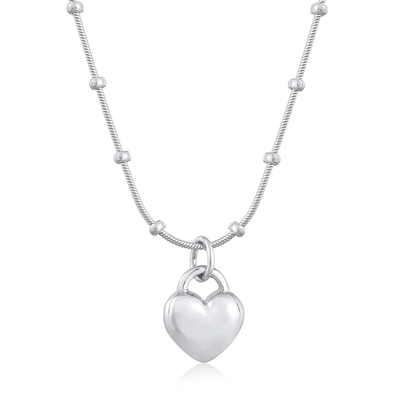 Elli "Kugel-Halskette Herz< Symbol-schmuck|Herz-schmuck