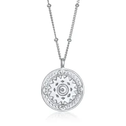 Elli "Kugel-Halskette Münze< Vergoldet|Symbol-schmuck