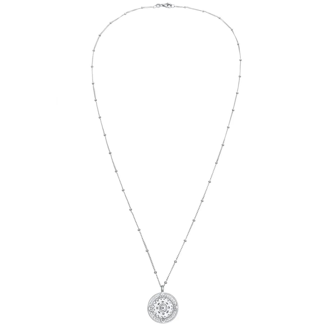 Elli "Kugel-Halskette Münze< Vergoldet|Symbol-schmuck