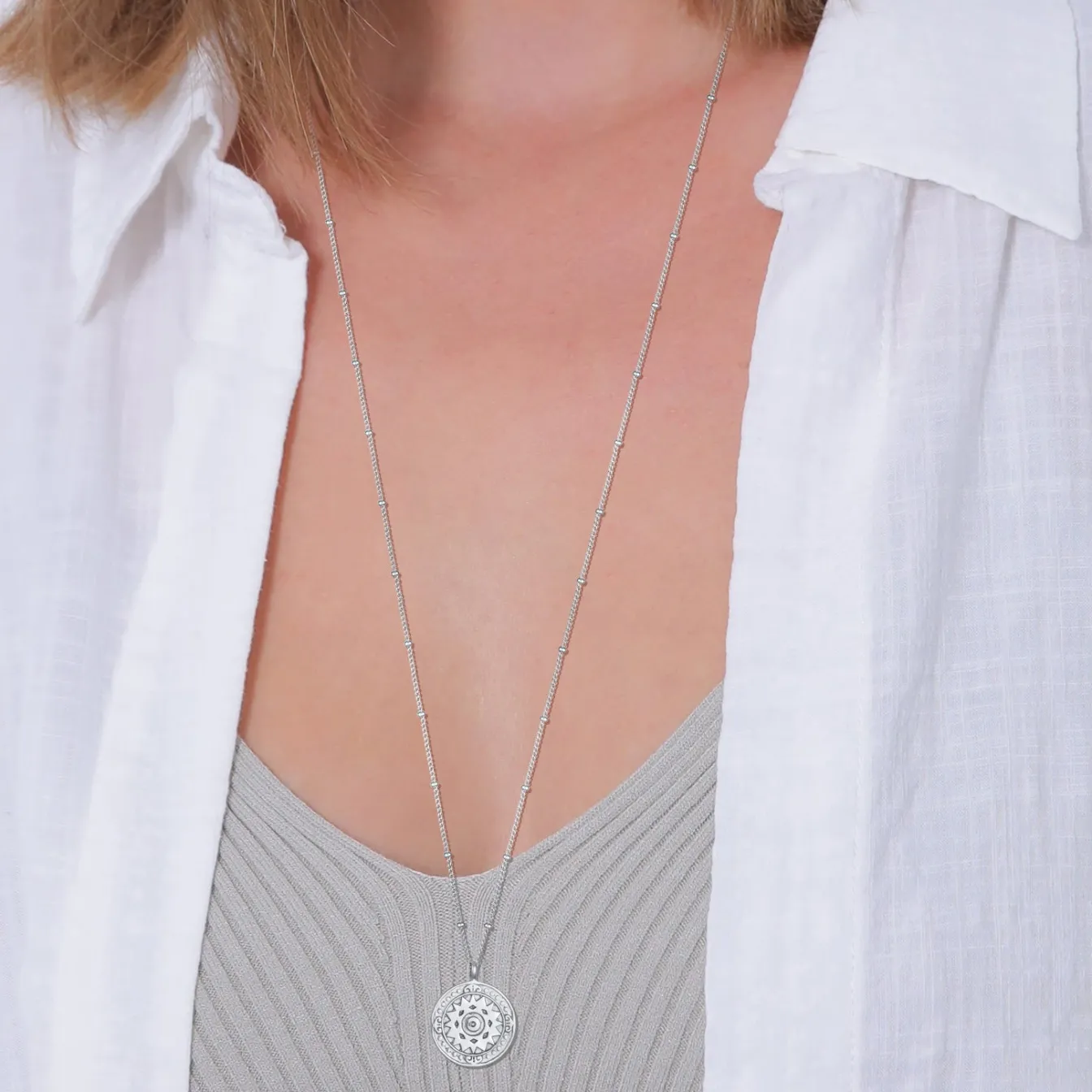 Elli "Kugel-Halskette Münze< Vergoldet|Symbol-schmuck