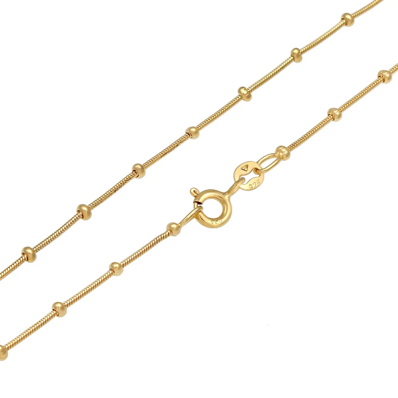 Elli "Kugel-Halskette Muschel< Vergoldet|Symbol-schmuck