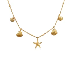 Elli "Kugel-Halskette Muschel< Symbol-schmuck|Halsketten