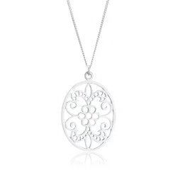Elli "Lange Halskette Blume< Symbol-schmuck|Halsketten