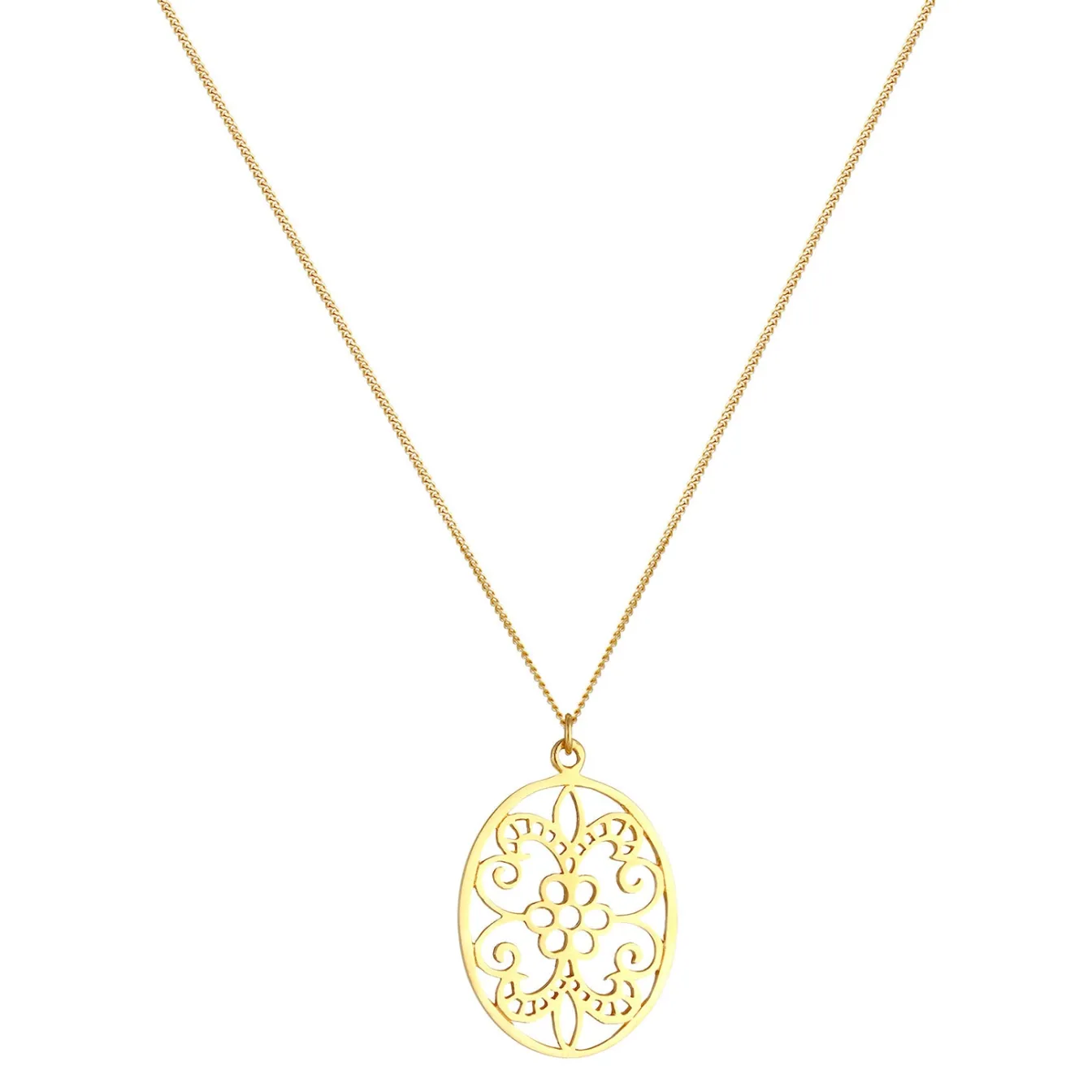 Elli "Lange Halskette Blume< Symbol-schmuck|Halsketten