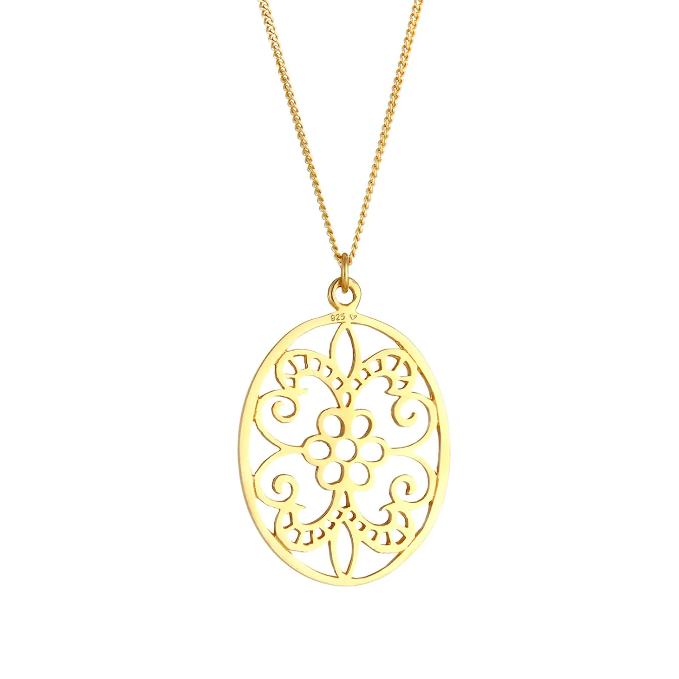 Elli "Lange Halskette Blume< Symbol-schmuck|Halsketten