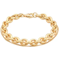 Elli "Layer-Armband Glieder< Armbänder|Vergoldet