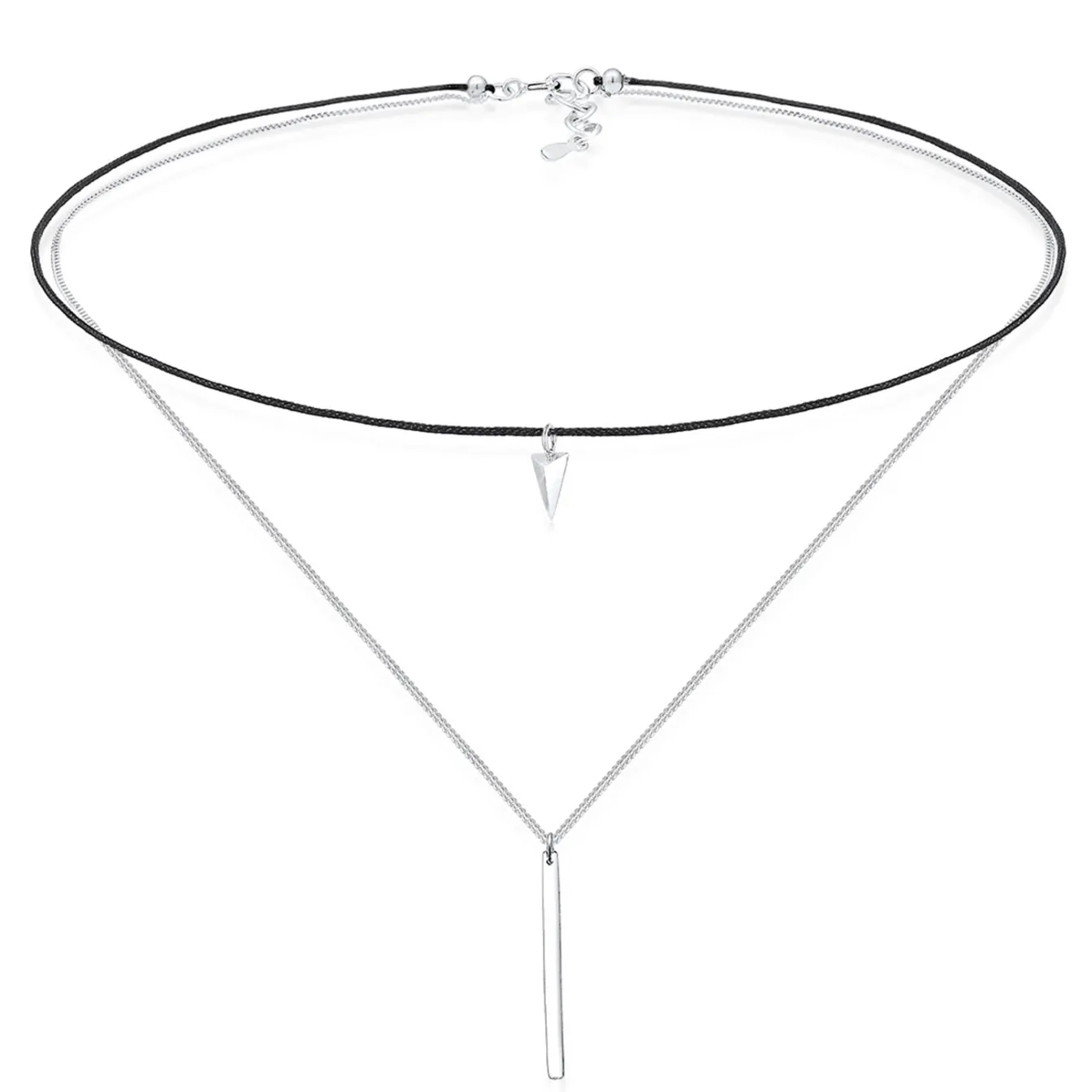 Elli "Layer-Choker< Halsketten|Vergoldet