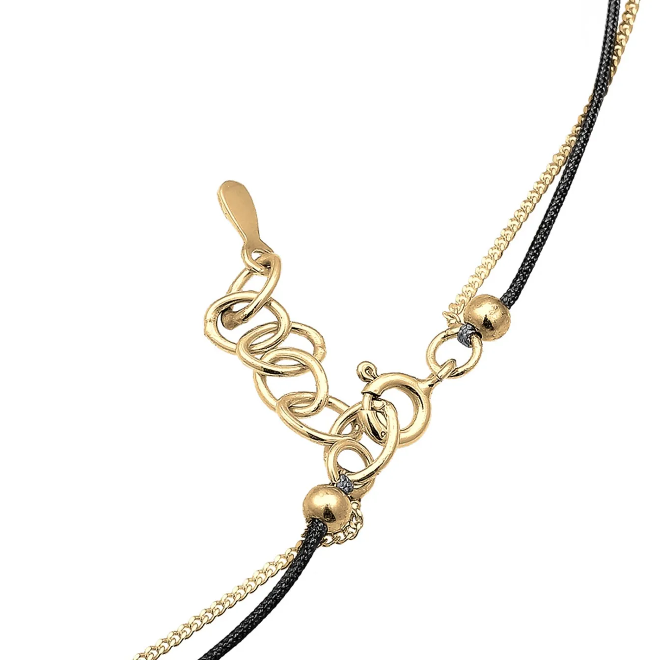 Elli "Layer-Choker< Halsketten|Vergoldet