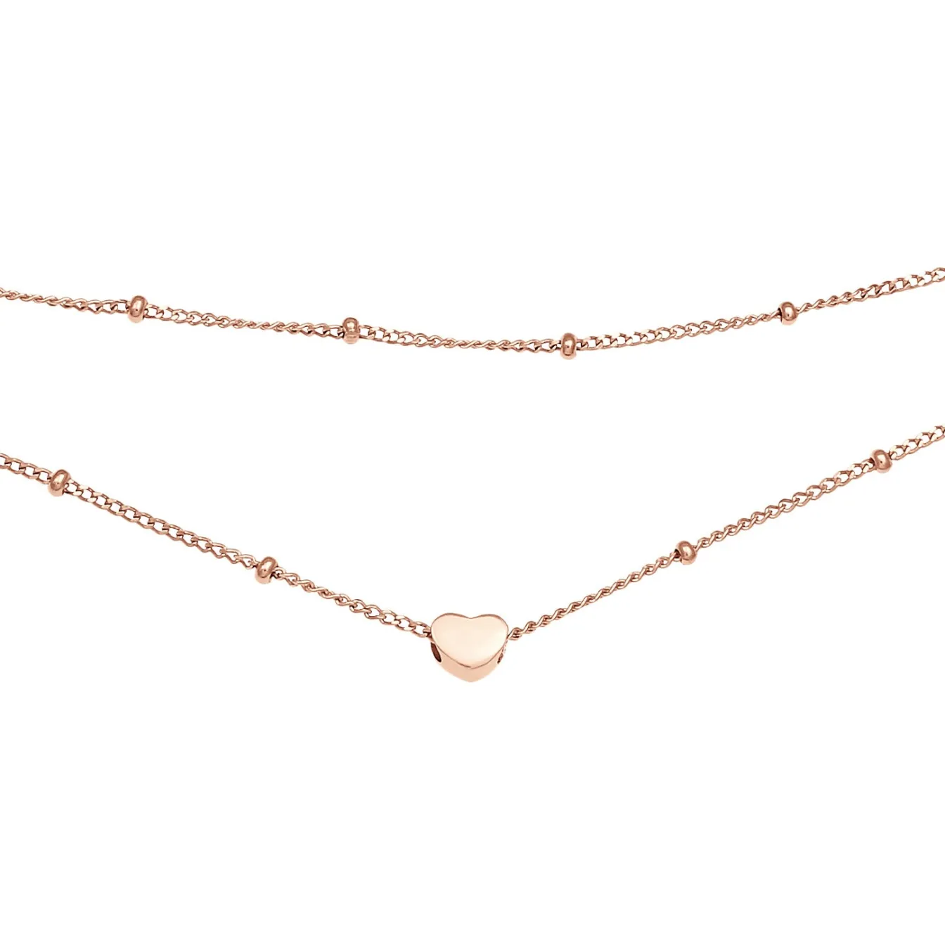 Elli "Layer-Choker< Roségold|Symbol-schmuck
