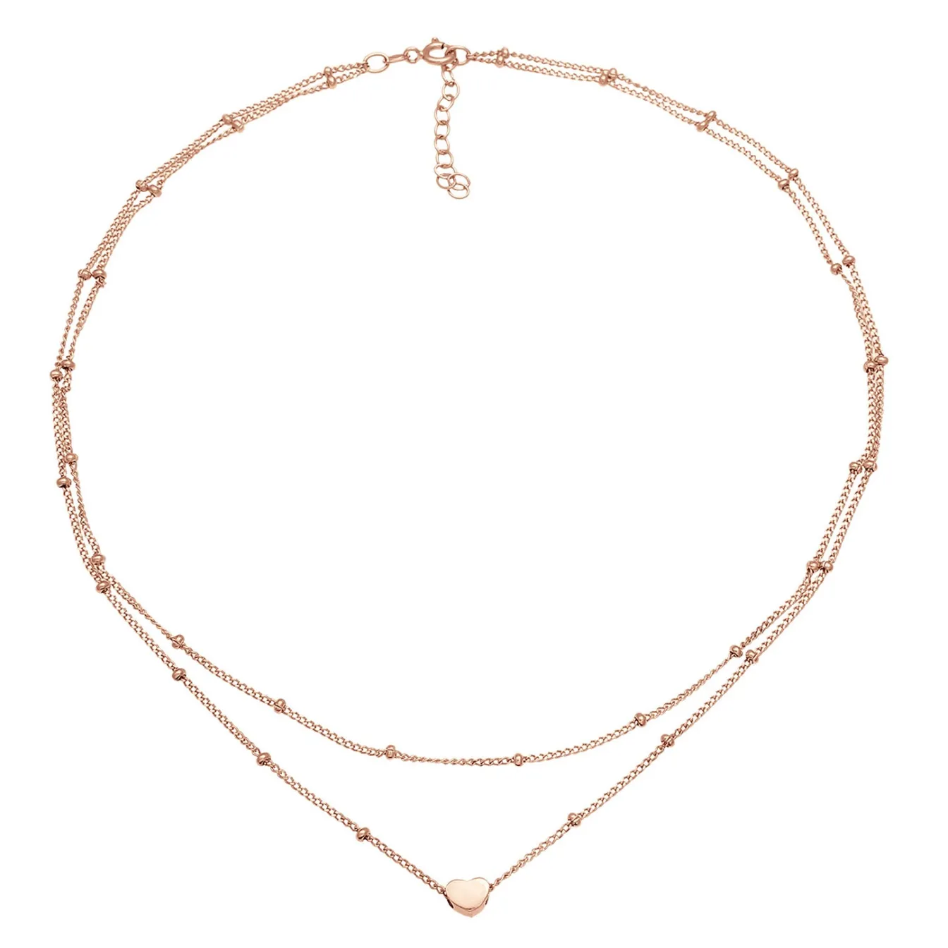 Elli "Layer-Choker< Roségold|Symbol-schmuck