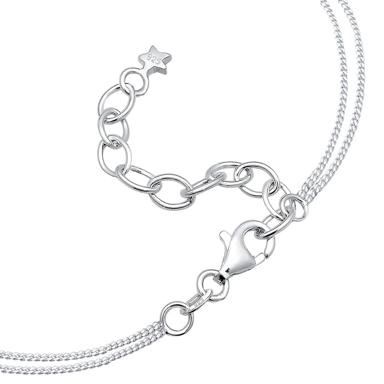 Elli "Layer-Choker Astro< Roségold|Symbol-schmuck