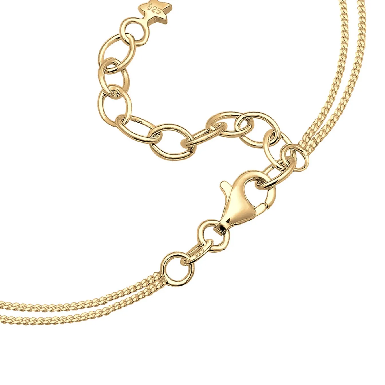 Elli "Layer-Choker Astro< Roségold|Symbol-schmuck