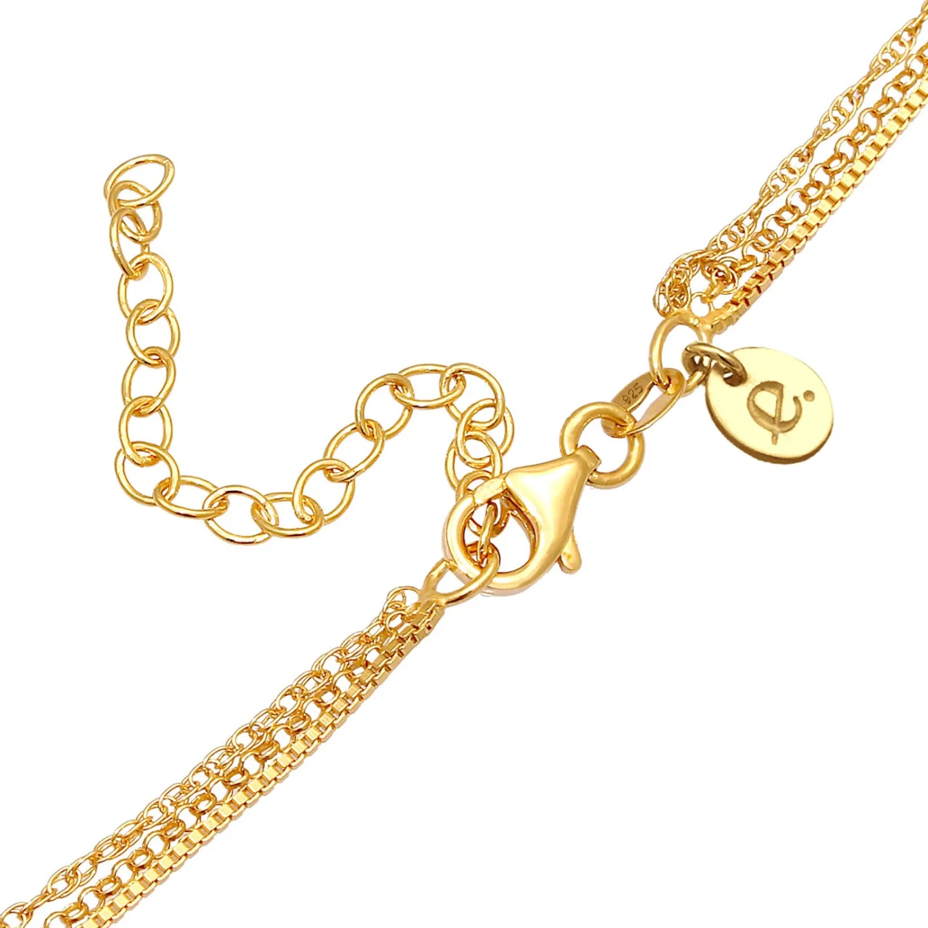 Elli "Layer-Halskette | Labradorit (Grau)< Symbol-schmuck|Halsketten