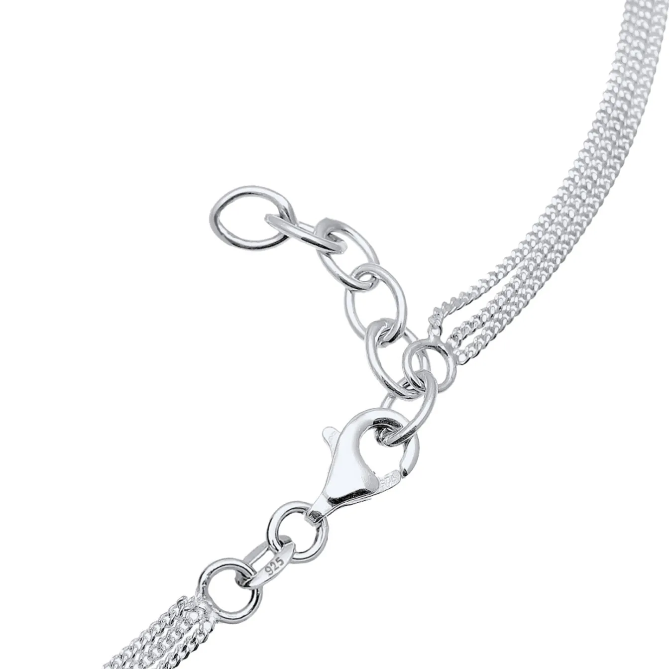 Elli "Layer-Halskette Astro | Kristall (Weiß)< Symbol-schmuck|Halsketten