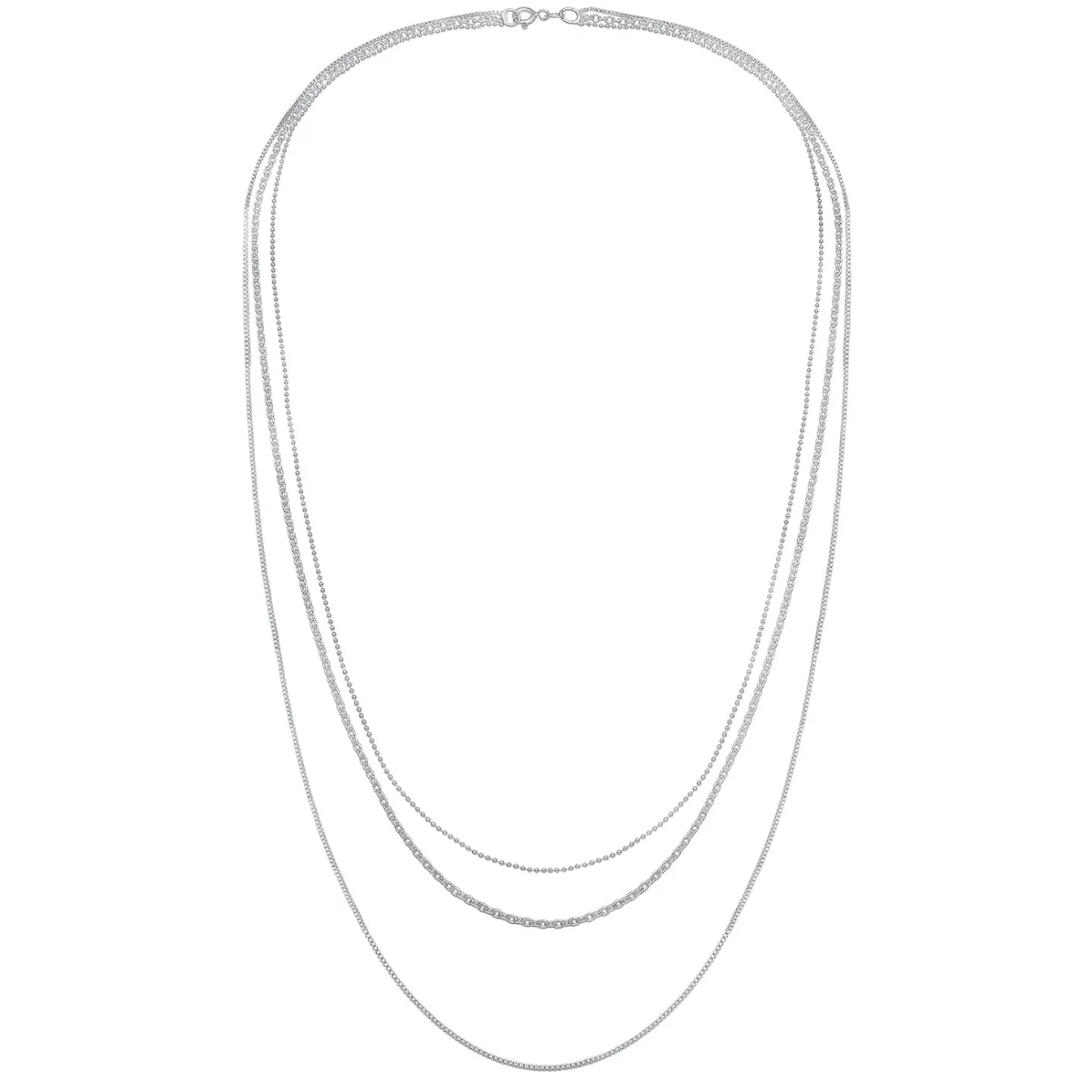 Elli "Layer-Halskette Basic Chains< Halsketten|Vergoldet