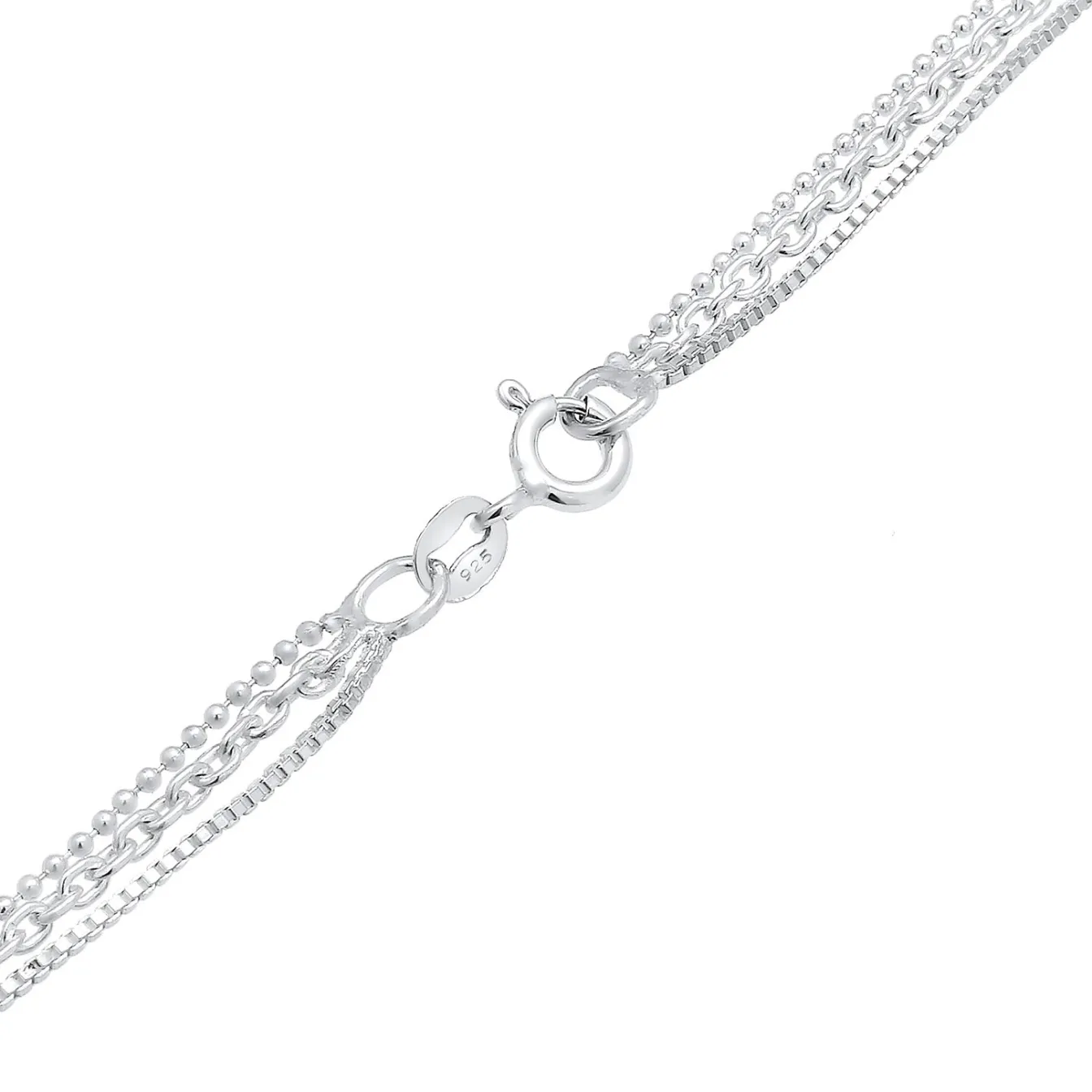 Elli "Layer-Halskette Basic Chains< Halsketten|Vergoldet